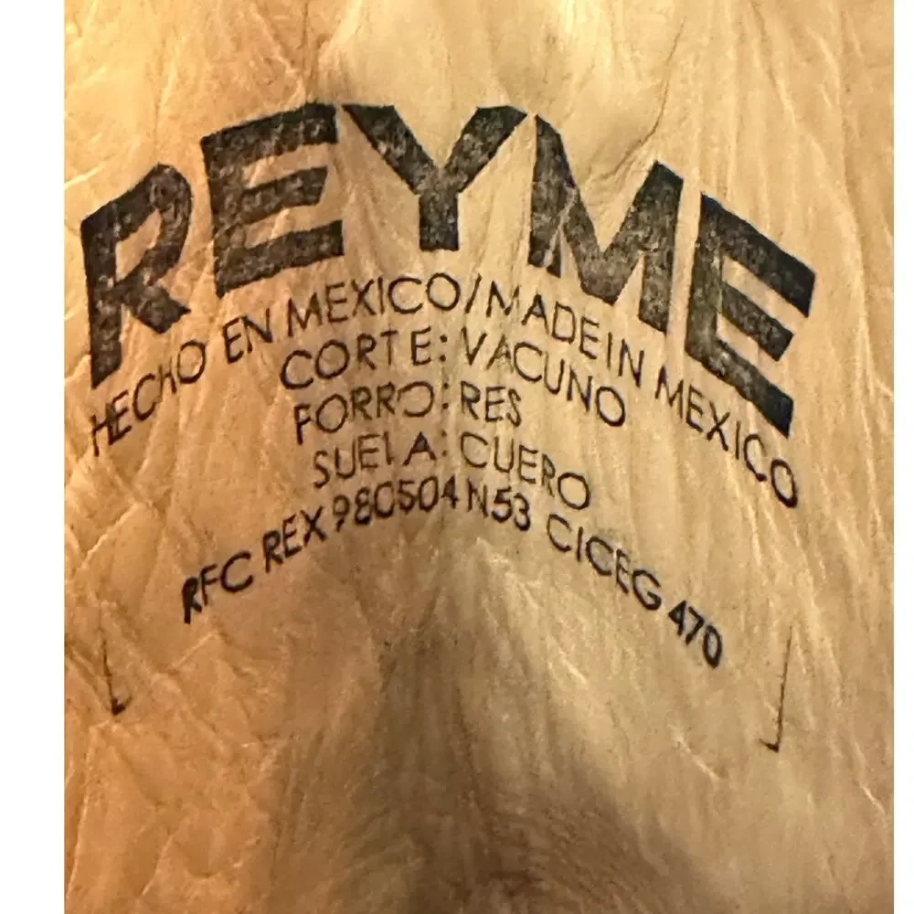 Reyme Men 11 Brown 046 Crazy Thing Square Toe Leather Western Cowboy Boots Shoes